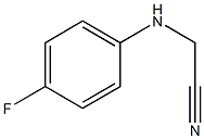2-[(4-fluorophenyl)amino]acetonitrile Structure