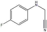 2-[(4-fluorophenyl)amino]acetonitrile 化学構造式