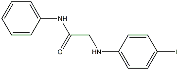 2-[(4-iodophenyl)amino]-N-phenylacetamide Struktur