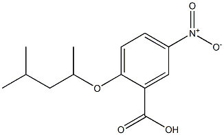 2-[(4-methylpentan-2-yl)oxy]-5-nitrobenzoic acid Structure