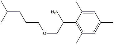 2-[(4-methylpentyl)oxy]-1-(2,4,6-trimethylphenyl)ethan-1-amine Structure