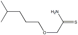 2-[(4-methylpentyl)oxy]ethanethioamide Struktur