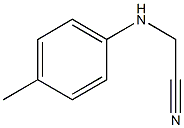 2-[(4-methylphenyl)amino]acetonitrile,,结构式