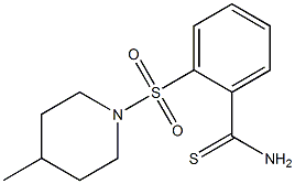 2-[(4-methylpiperidin-1-yl)sulfonyl]benzenecarbothioamide