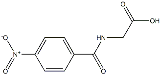 2-[(4-nitrophenyl)formamido]acetic acid 结构式