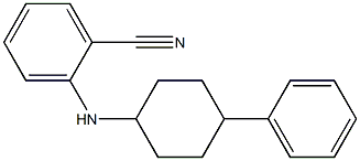 2-[(4-phenylcyclohexyl)amino]benzonitrile,,结构式