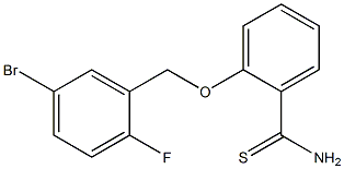 2-[(5-bromo-2-fluorobenzyl)oxy]benzenecarbothioamide