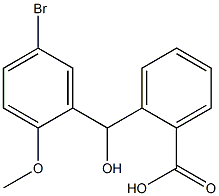 2-[(5-bromo-2-methoxyphenyl)(hydroxy)methyl]benzoic acid 结构式