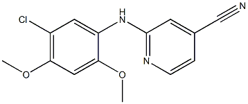 2-[(5-chloro-2,4-dimethoxyphenyl)amino]isonicotinonitrile