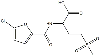 2-[(5-chlorofuran-2-yl)formamido]-4-methanesulfonylbutanoic acid