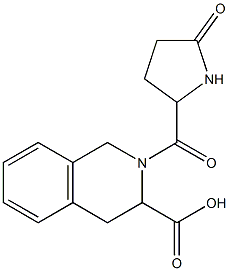  2-[(5-oxopyrrolidin-2-yl)carbonyl]-1,2,3,4-tetrahydroisoquinoline-3-carboxylic acid