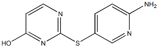 2-[(6-aminopyridin-3-yl)sulfanyl]pyrimidin-4-ol Structure