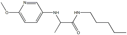 2-[(6-methoxypyridin-3-yl)amino]-N-pentylpropanamide|