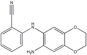  2-[(7-amino-2,3-dihydro-1,4-benzodioxin-6-yl)amino]benzonitrile