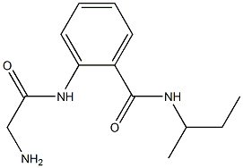 2-[(aminoacetyl)amino]-N-(sec-butyl)benzamide Structure