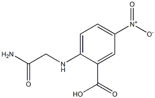 2-[(carbamoylmethyl)amino]-5-nitrobenzoic acid Structure