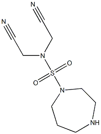 2-[(cyanomethyl)(1,4-diazepane-1-sulfonyl)amino]acetonitrile