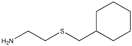 2-[(cyclohexylmethyl)thio]ethanamine 结构式