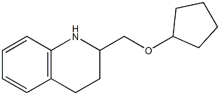 2-[(cyclopentyloxy)methyl]-1,2,3,4-tetrahydroquinoline Structure