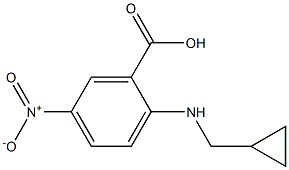 2-[(cyclopropylmethyl)amino]-5-nitrobenzoic acid Structure