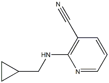 2-[(cyclopropylmethyl)amino]nicotinonitrile Structure