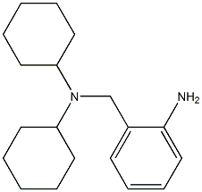 2-[(dicyclohexylamino)methyl]aniline,,结构式