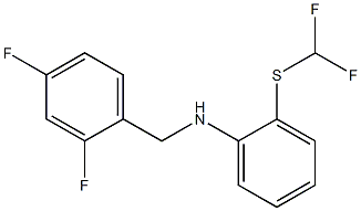 2-[(difluoromethyl)sulfanyl]-N-[(2,4-difluorophenyl)methyl]aniline