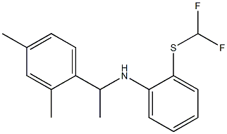 2-[(difluoromethyl)sulfanyl]-N-[1-(2,4-dimethylphenyl)ethyl]aniline
