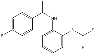 2-[(difluoromethyl)sulfanyl]-N-[1-(4-fluorophenyl)ethyl]aniline