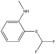 2-[(difluoromethyl)sulfanyl]-N-methylaniline Structure