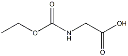 N-(エトキシカルボニル)グリシン 化学構造式