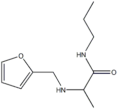 2-[(furan-2-ylmethyl)amino]-N-propylpropanamide