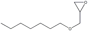 2-[(heptyloxy)methyl]oxirane 化学構造式