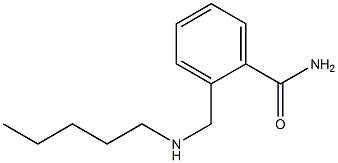 2-[(pentylamino)methyl]benzamide Structure