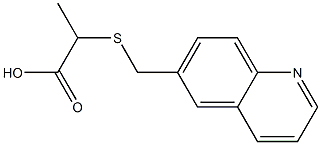 2-[(quinolin-6-ylmethyl)sulfanyl]propanoic acid|