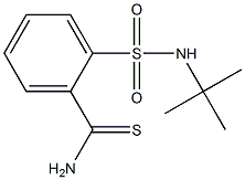 2-[(tert-butylamino)sulfonyl]benzenecarbothioamide Structure