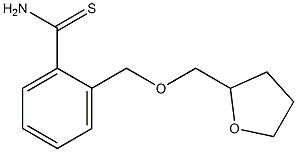 2-[(tetrahydrofuran-2-ylmethoxy)methyl]benzenecarbothioamide Structure