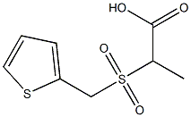 2-[(thien-2-ylmethyl)sulfonyl]propanoic acid Structure