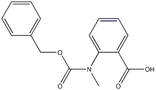 2-[[(benzyloxy)carbonyl](methyl)amino]benzoic acid Structure