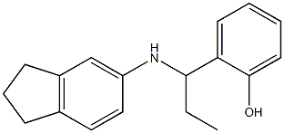 2-[1-(2,3-dihydro-1H-inden-5-ylamino)propyl]phenol