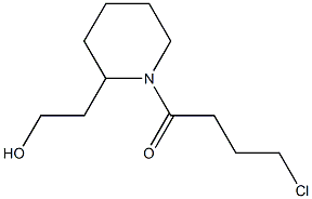 2-[1-(4-chlorobutanoyl)piperidin-2-yl]ethanol