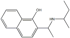 2-[1-(butan-2-ylamino)ethyl]naphthalen-1-ol Structure