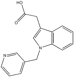  2-[1-(pyridin-3-ylmethyl)-1H-indol-3-yl]acetic acid