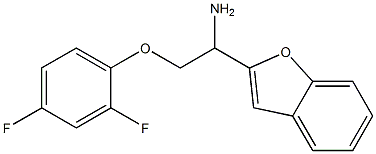  2-[1-amino-2-(2,4-difluorophenoxy)ethyl]-1-benzofuran