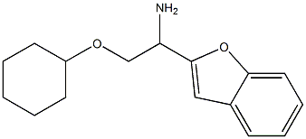 2-[1-amino-2-(cyclohexyloxy)ethyl]-1-benzofuran