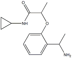 2-[2-(1-aminoethyl)phenoxy]-N-cyclopropylpropanamide