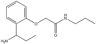 2-[2-(1-aminopropyl)phenoxy]-N-propylacetamide