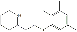 2-[2-(2,3,5-trimethylphenoxy)ethyl]piperidine Structure