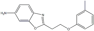 2-[2-(3-methylphenoxy)ethyl]-1,3-benzoxazol-6-amine Structure