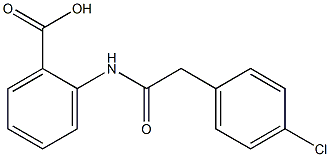 2-[2-(4-chlorophenyl)acetamido]benzoic acid